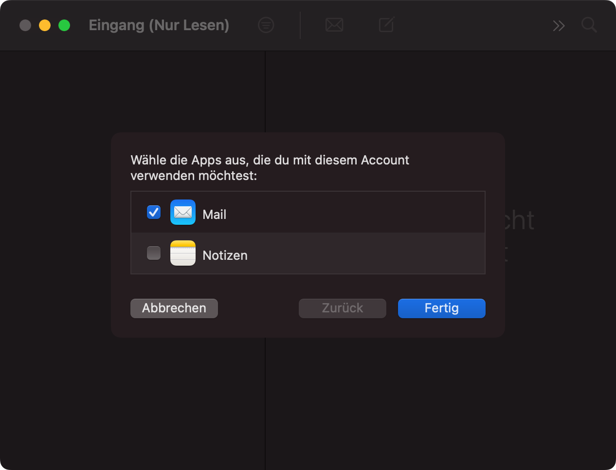 Auswahl App